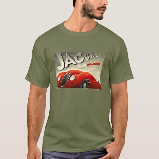 Camiseta Automóvil descubierto de Jaguar (Anverso)