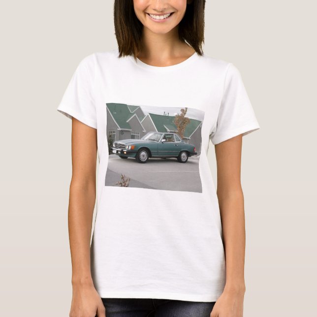 Camiseta Automóvil descubierto de Mercedes-Benz 560 SL (Anverso)