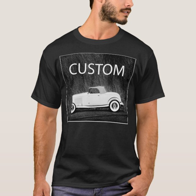 Camiseta Automóvil descubierto del personalizado 32 (Anverso)