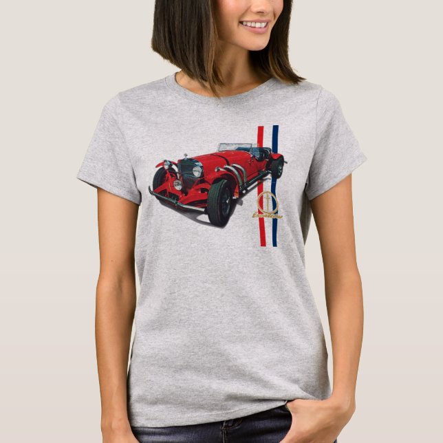 Camiseta Automóvil descubierto rojo SSK de la serie de (Anverso)