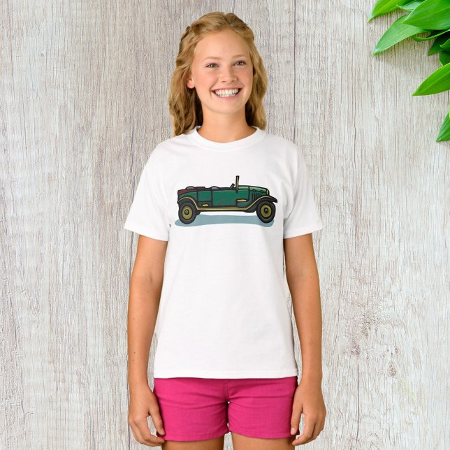 Camiseta Automóvil Green Vintage Classic Old Timer (Subido por el creador)