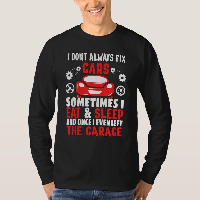Camiseta Automóvil Mechanotive Mechatronics Ingeniero Autom (Anverso)