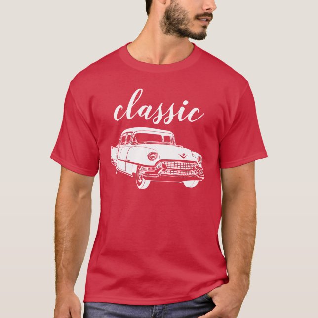 Camiseta Automóvil Vintage | Auto clásico (Anverso)