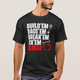 Camiseta Automóviles De Carreras De Automóviles Para Un Rac