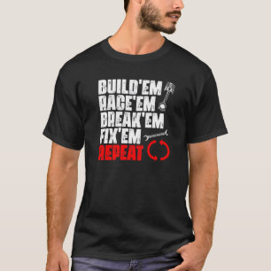 Camiseta Automóviles De Carreras De Automóviles Para Un Rac