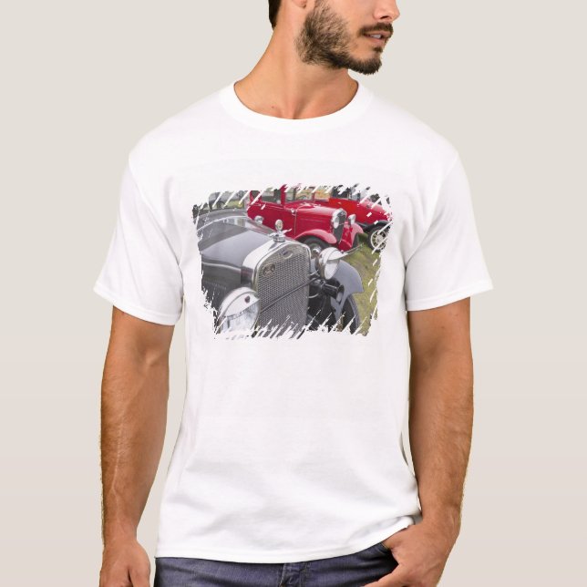 Camiseta automóviles Ford antiguos (Anverso)