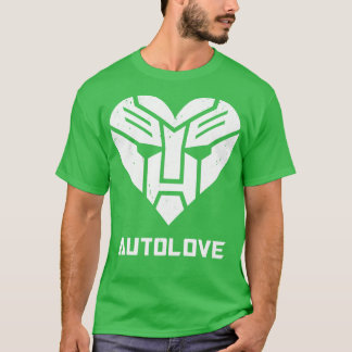 Camiseta Autoove Guay Robot Inspired Heart Symbol