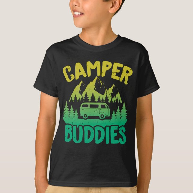 Camiseta Autophome RV Camping Camper Budper Camper Van (Anverso)