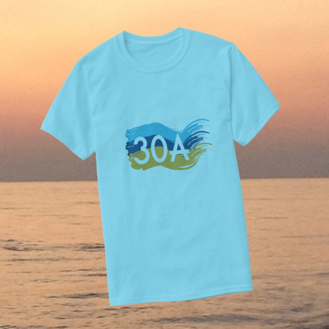 Camiseta Autopista 30A Florida Beach Swash (Subido por el creador)
