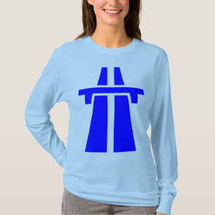Camiseta Autopista, Autobahn - Azul