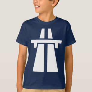 Camiseta Autopista, Autobahn - Blanco