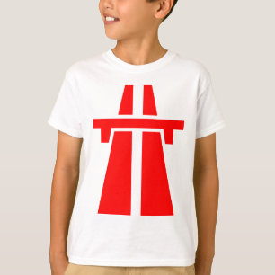 Camiseta Autopista, Autobahn - Rojo