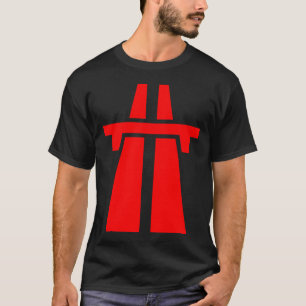 Camiseta Autopista, Autobahn - Rojo