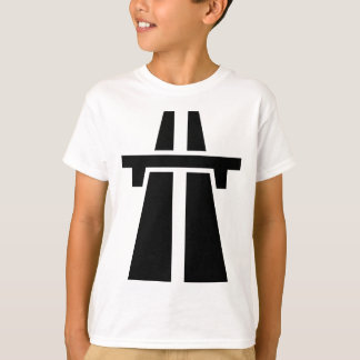 Camiseta Autopista, autopista, Autobahn - Negro