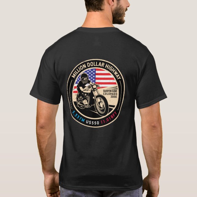 Camiseta Autopista Colorado de Millones de Dólares (Reverso)