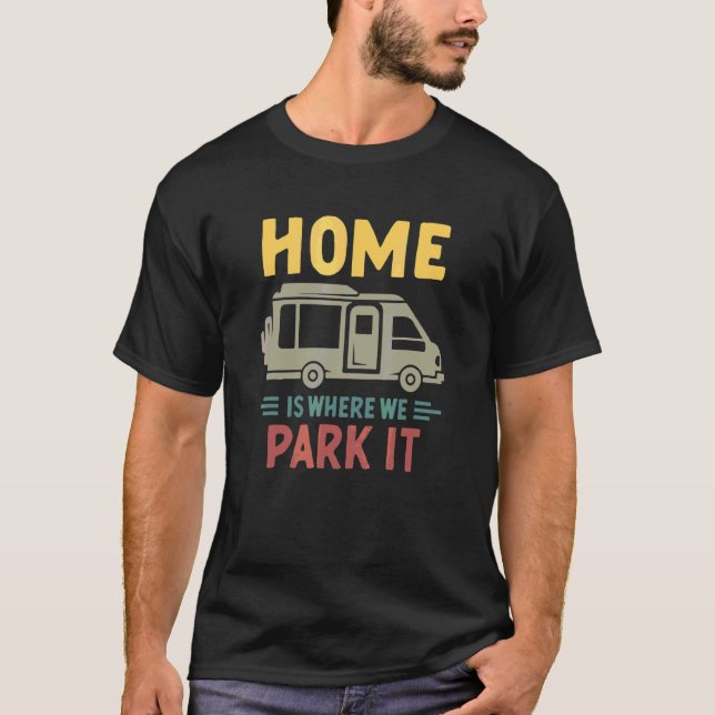 Camiseta Autopista De Camping En Caravana 1 (Anverso)