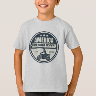 Camiseta Autopista de Cherohala Tennessee a Carolina del No
