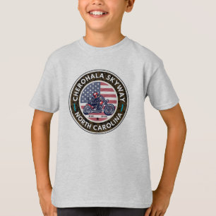 Camiseta Autopista de Cherohala Tennessee a Carolina del No