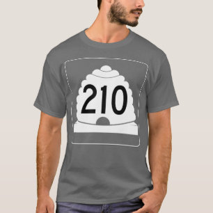 CAMISETA AUTOPISTA DE POLVO DE ESQUÍ UTAH ROUTE 210 SKI SNO