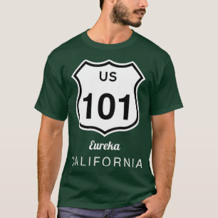 Camiseta Autopista Eureka California Historic US Route 101