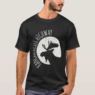 Camiseta Autopista Kancamagus Moose Graphic New Hampshire