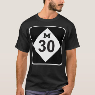 Camiseta Autopista Mid Michigan M30 Midland Wiom Lake Edenv