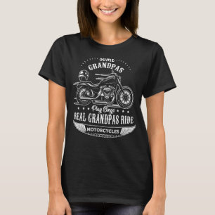 Camiseta Autopista Real Grandpas Motocicleta Funny Bike Rid