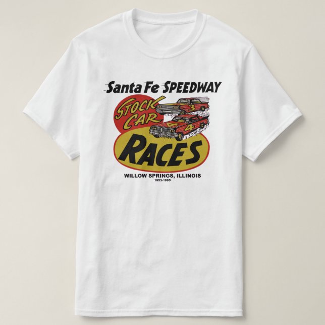 Camiseta Autopista Santa Fe, Willow Springs, IL 1953-1995 (Diseño del anverso)