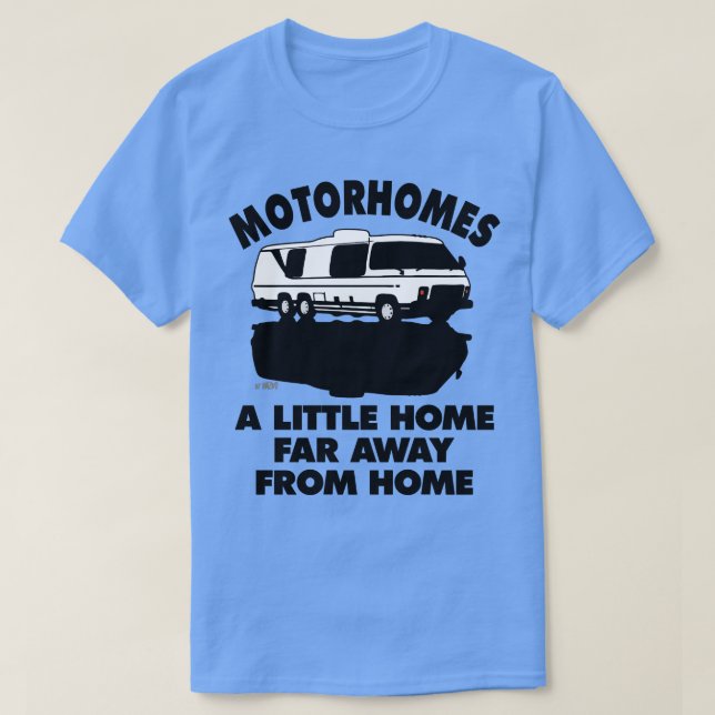 Camiseta Autopistas de la pequeña casa muy lejana Camping (Diseño del anverso)
