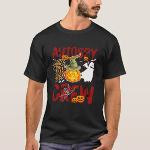 Camiseta Autopsia Equipo Boo Halloween Forense Coincidir