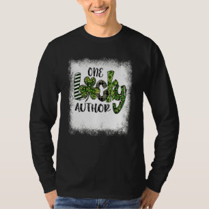 Camiseta Autor afortunado del leopardo del día de San Patri