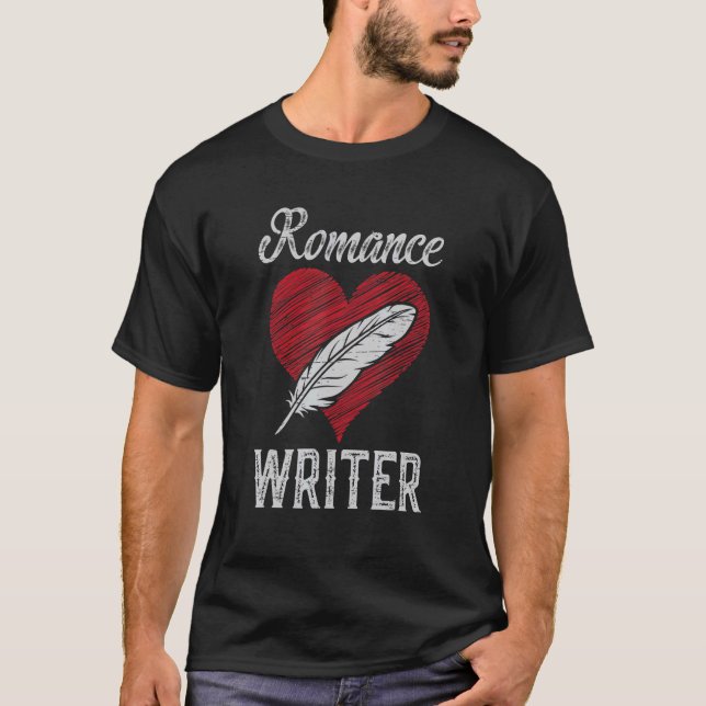 Camiseta Autor de libro de reporteros de romance (Anverso)