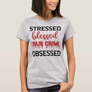 Camiseta Autor del Auténtico Crimen Obsesionado Con Camiset