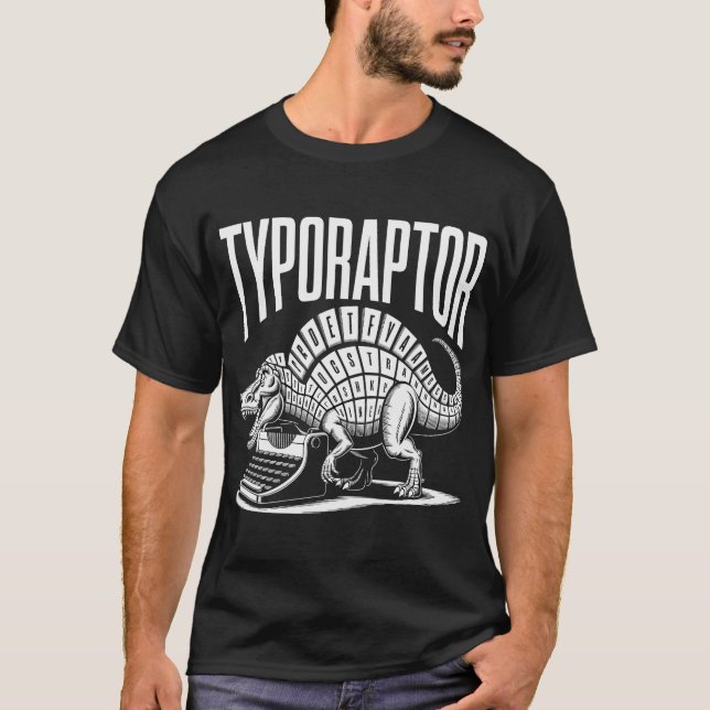 Camiseta Autor del libro de dinosaurios de escritura Noveda (Anverso)