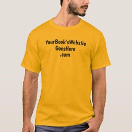 Camiseta Autor, escritor, promoción de libros