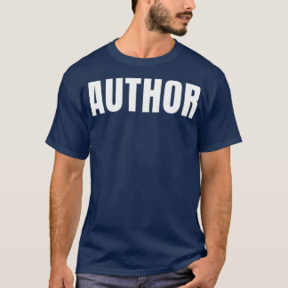 Camiseta Autor Funny Job Title Profession Birthday Gift Id