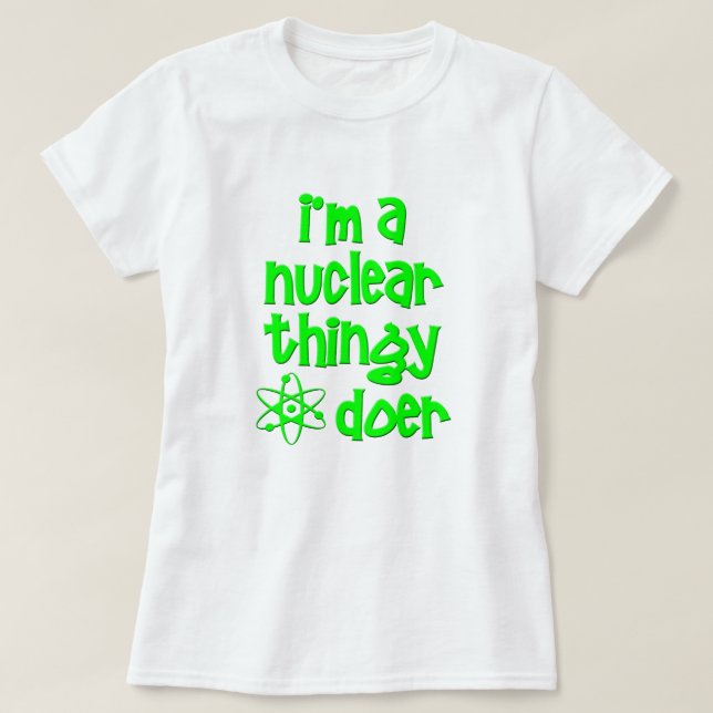 Camiseta Autor nuclear (Diseño del anverso)