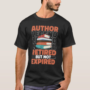 Camiseta Autor Retirado Escritor De Poesía Novelista