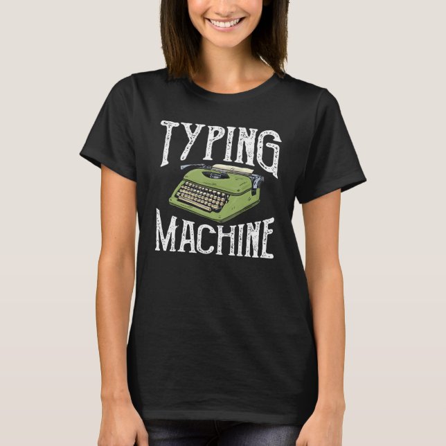 Camiseta Autor Tipewriter (Anverso)