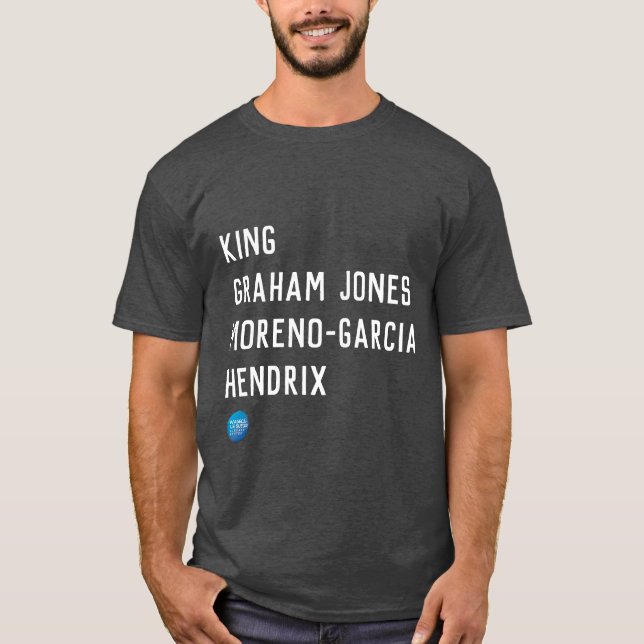 Camiseta Autores de terror (Anverso)