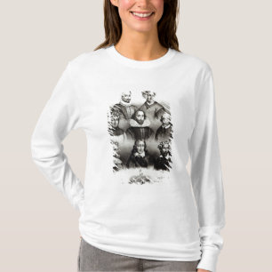 Camiseta Autores famosos, 1833
