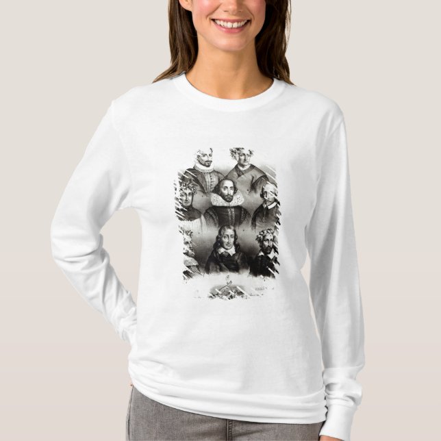 Camiseta Autores famosos, 1833 (Anverso)
