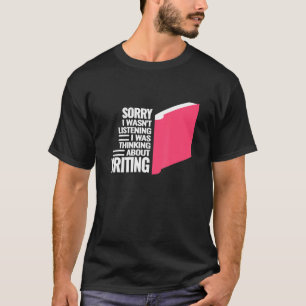 Camiseta Autores Libros Libros Escribir Escritores P