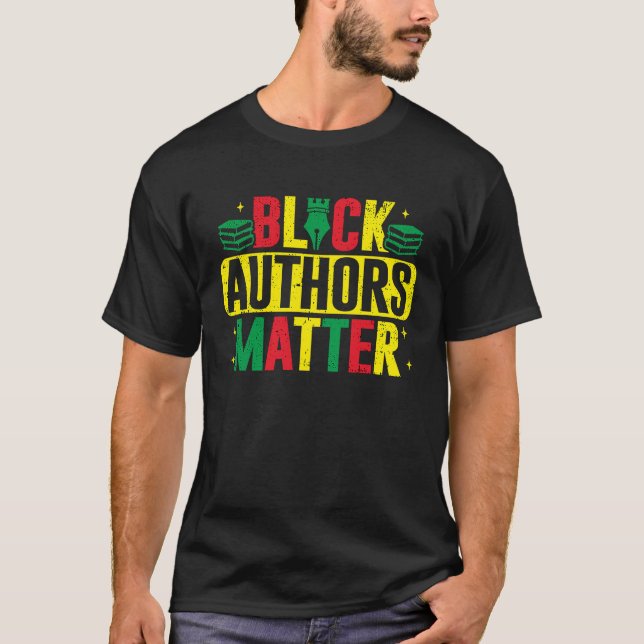 Camiseta Autores negros importan novela de escritora afroam (Anverso)