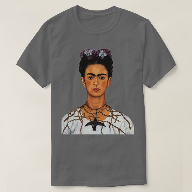 Camiseta Autoretrato de Frida Kahlo (Diseño del anverso)