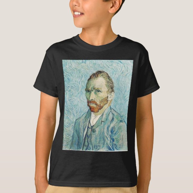Camiseta Autoretrato de Vincent Van Gogh (Anverso)