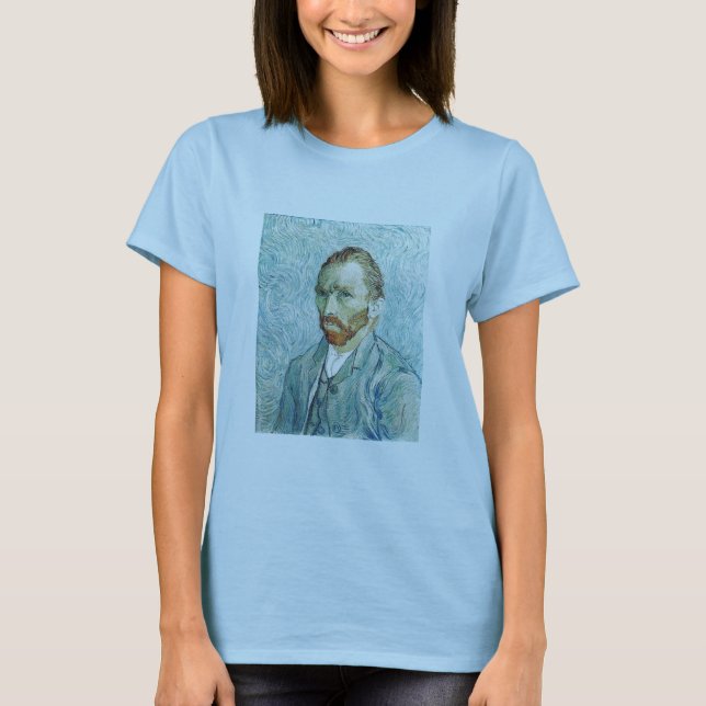Camiseta Autoretrato de Vincent Van Gogh (Anverso)
