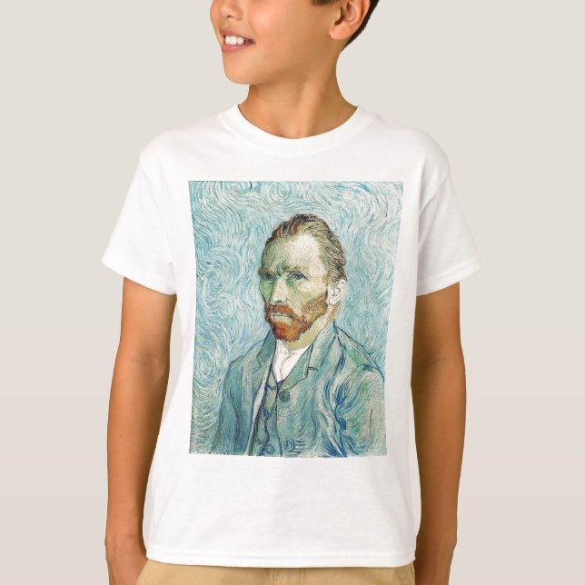 Camiseta Autoretrato de Vincent Van Gogh (Anverso)