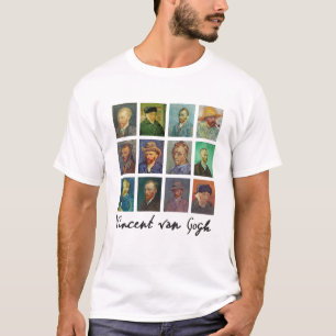 Camiseta Autoretratos de Vincent Van Gogh Art Painter gif