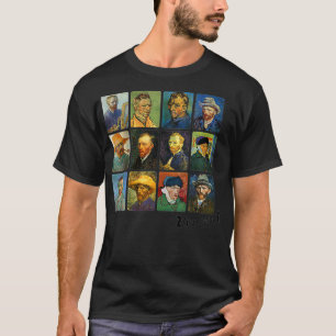 Camiseta Autoretratos de Vincent Van Gogh VNeck